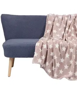 Ozdobné prikrývky Deka Astra 37 svetlosivá/ecru 120x150 Merkury Home