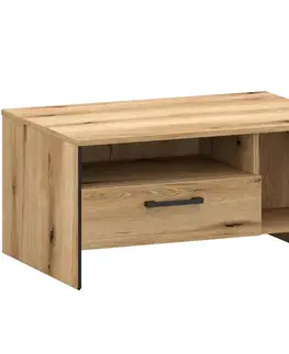 Konferenčné stolíky v podkrovnom štýle Konferenčný Stolík 1s Kendal T2 Light + Black
