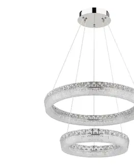 Svietidlá Globo 67387-60 - LED stmievateľný luster na lane LAUREL LED/60W/230V číre+DO 67387-60