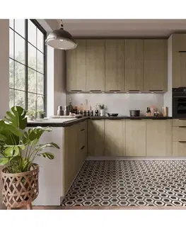 Modulový kuchynský nábytok Kuchynská linka Cremona WH 210x290 cm bez kuchynskej dosky