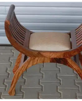 Sedacie súpravy Kreslo Senátne 60x60x40 indický masív palisander