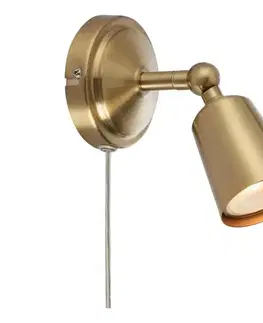 Svietidlá Markslöjd 108978 - Nástenné bodové svietidlo TINY 1xGU10/7W/230V mosadz 108978