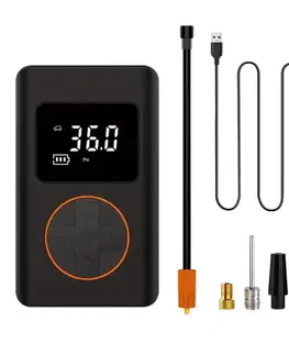 Pumpy na bicykel Akumulátorová pumpa inSPORTline Gaberila s powerbankou a LED svetlom