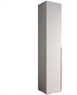 Šatníkové skrine Skriňa Ivo 1 50 biely