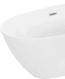 Vane MEXEN - ERIS voľne stojaca vaňa 155x80, biela bez krytky prepadu a zátky 53441558000-SS