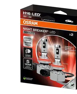 Žiarovky Sada 2 ks LED autožiaroviek NIGHT BREAKER SMART H16 PGJ19-3/4W/12V 6000K - Osram 64219DWNBSM-2HB