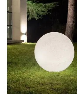 Záhradné lampy Ideal Lux - Vonkajšia lampa DORIS 1xE27/60W/230V, priemer 58 cm, IP44, sivá 195490