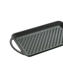 Panvice Cattara Grilovací pánev s držadly LITINA 33 x 21,5 cm 13062