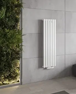 Radiátory do kúpeľne MEXEN - Oregon vykurovací rebrík/radiátor 1200 x 350 mm, 417 W, biela W202-1200-350-00-20