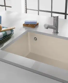 Kuchynské drezy VILLEROY & BOCH VILLEROY & BOCH - Keramický drez Villeroy &amp; Boch podstavný Subway 60 SU, 331001AM, Almond 331001AM