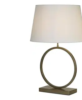Lampy Searchlight EU93102WH - Stolná lampa ELEGANT 1xE27/60W/230V biela EU93102WH
