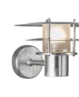 Svietidlá Nordlux - Vonkajšie nástenné svietidlo BASTIA 1xE14/12W/230V IP54 matný chróm 2118041031