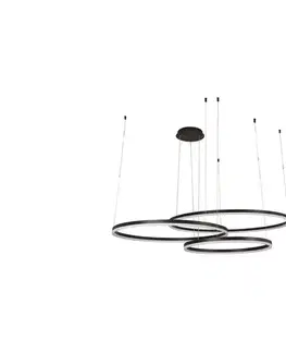 Svietidlá  LED Stmievateľný luster na lanku LED/170W/230V 3000-6500K + diaľkové ovládanie J4385/B