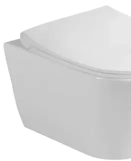 Záchody Cenově zvýhodněný závěsný WC set SAT do lehkých stěn / předstěnová montáž + WC Glacera Ava SIKOSSAVA20K SIKOSSAVA20K
