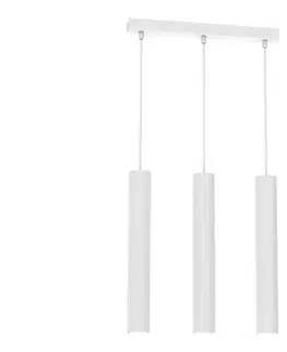 Svietidlá  Luster na lanku HUDSON 3xGU10/8W/230V biela MLP8799