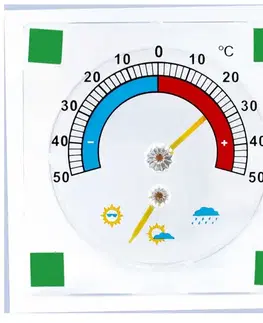 Záhrada Teplomer na okno 2v1 0990