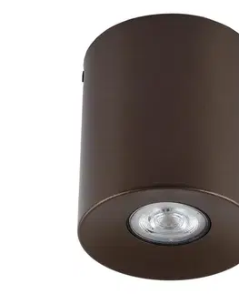 Svietidlá  Bodové svietidlo ORION 1xGU10/10W/230V 12,5 cm hnedé 978