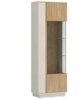 Vitríny a regály do obývačky Vitrína Mosano LUSV101 1D dub cremona