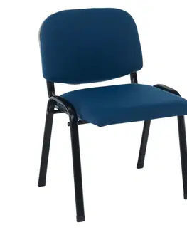 Kancelárske stoličky KONDELA Iso Eco kancelárska stolička tmavomodrá