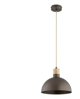 Svietidlá  Luster na lanku NEOMI 1xE27/15W/230V hnedá 61631