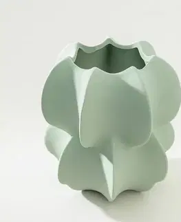 Vázy, misy Váza Petal Green 20x21 cm