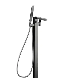 Kúpeľňové batérie KFA - Batéria Logon vaňová, voľne stojaca, PVD gunmetal sivá 5135-510-61