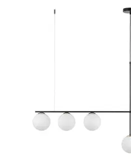 Svietidlá  Luster na lanku SILIA 5xG9/12W/230V čierna 33694