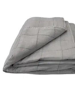 Prehozy na posteľ Prikrývka na posteľ Juni 220x250 tmavosivá Merkury Home