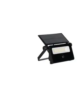 Záhradné lampy  LED solárny reflektor so senzorom LED/10W/5,5V IP65 1800 mAh SOLAR REF 10W-PIR