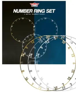 Terče Náhradný číselník na sisalové terče Bull's Number Ring 3ks mix farieb
