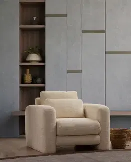 Kreslá Kreslo ušiak Lily Beige - Wing