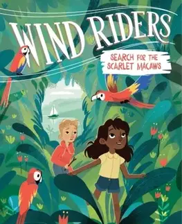 Dobrodružstvo, napätie, western Wind Riders #2: Search for the Scarlet Macaws - Jen Marlin