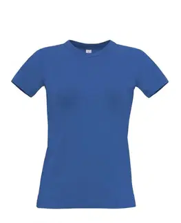 Dámske tričká B&C Dámske tričko B&C - modré XXXL