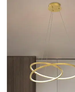 Svietidlá ONLI - LED Luster na lanku LIBERTY LED/30W/230V 4000K zlatá 5081/SORO