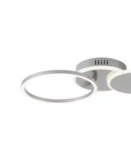 Svietidlá Leuchten Direkt 14116-55 - LED Stropné svietidlo  LED/25,5W/230V matný chróm 14116-55