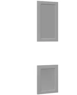 Kuchynské skrinky Čelo skrinky Luxeo F15-D60PWN rám grey