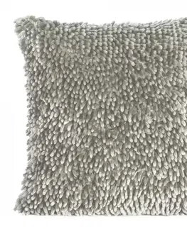 Dekoračné obliečky Shaggy/1 obliečka na vankúš 50x50 strieborná 222666