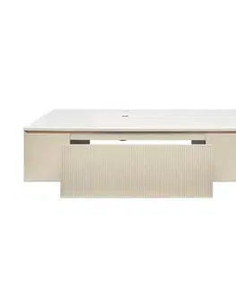 Kúpeľňový nábytok Kúpeľňová skrinka s umývadlom Naturel Austen 165x35x52 cm beige mat Naturel Austen165BG AUSTEN165BG