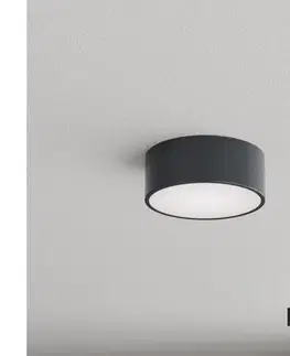 Svietidlá BRILAGI - Kúpeľňové stropné svietidlo CLARE 1xE27/24W/230V pr. 20 cm antracit IP54 8590828125655