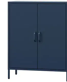 Komody do spálne Komoda Kovová Vito Modern Dark Blue