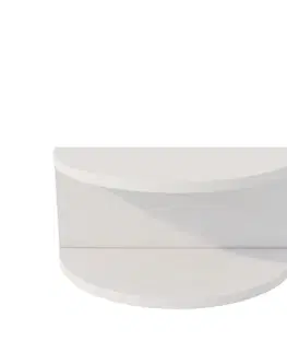 Nočné stolíky Nočný stolík Bella - White