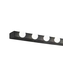 Svietidlá Ideal Lux - Nástenné svietidlo PRIVE 6xE14/40W/230V čierna 159508
