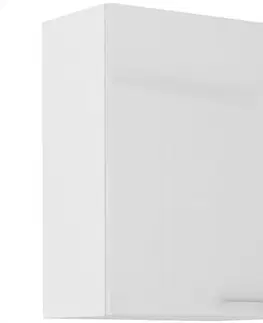 Kuchynské skrinky visiace Kuchynská skrinka Lara 50g-72 1f Mdf biely lesk
