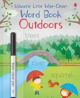 V cudzom jazyku Little Wipe-Clean Word Books Outdoors - Felicity Brooks,Marta Cabrol