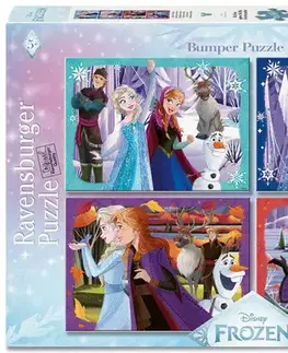 Od 100 dielikov Disney: Ľadové kráľovstvo 4x100 dielikov
