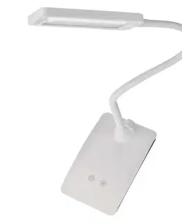 Stolné lampy EMOS Lampa stolná LED EDDY 6W, biela