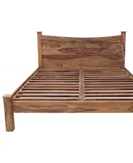 Postele Posteľ Rami 160x200 indický masív palisander