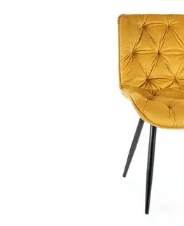 Stoličky Jedálenské kreslo CHERRY II VELVET Signal