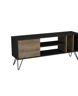 TV stolíky TV stolík Mistico (140) - Walnut, Black