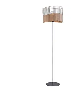 Lampy Leuchten Direkt 11151-79 - Stojacia lampa REED 1xE27/60W/230V 11151-79